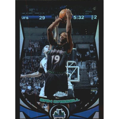 2004-05 Topps Chrome Refractors Black #97 Sam Cassell
