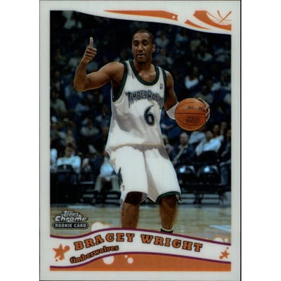 2005-06 Topps Chrome Refractors #201 Bracey Wright