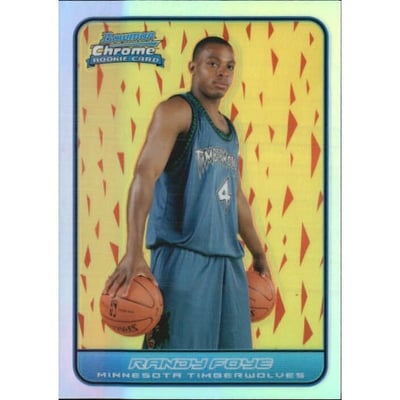 2006-07 Bowman Chrome Refractors #162 Randy Foye