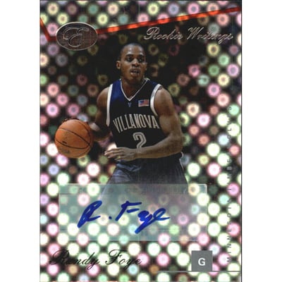 2006-07 Bowman Elevation Rookie Writing Autographs #RF Randy Foye