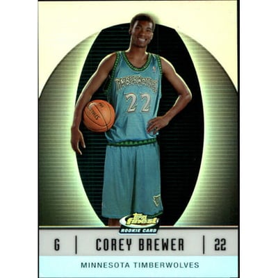 2006-07 Finest Refractors Silver #107 Corey Brewer
