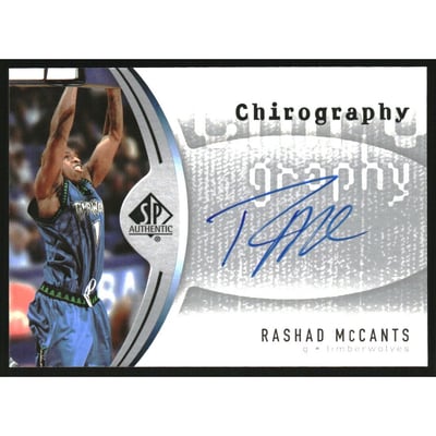 2006-07 SP Authentic Chirography #RM Rashad McCants