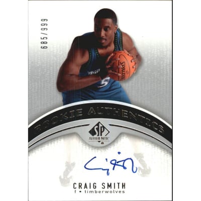 2006-07 SP Authentic #105 Craig Smith AU RC