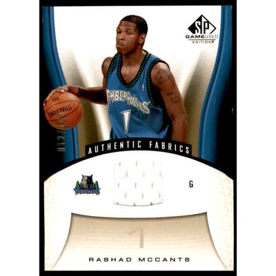 2006-07 SP Game Used Gold #156 Rashad McCants JSY