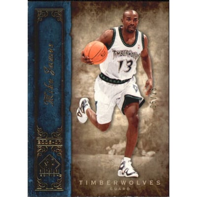 2006-07 SP Signature Edition Gold #55 Mike James