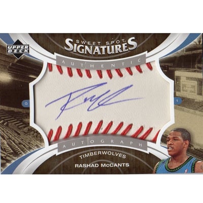 2006-07 Sweet Shot Sweet Spot Signatures #RM Rashad McCants