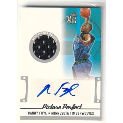 2006-07 Topps Big Game Picture Perfect Jerseys Autographs #RF Randy Foye