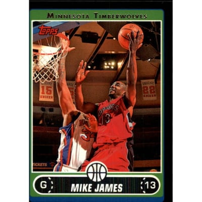 2006-07 Topps Black #102 Mike James