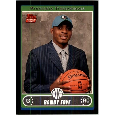 2006-07 Topps Black #250B Randy Foye Draft