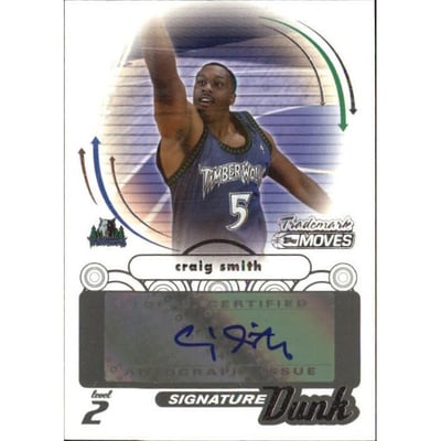 2006-07 Topps Trademark Moves Dunk Autographs #SDU14 Craig Smith/149