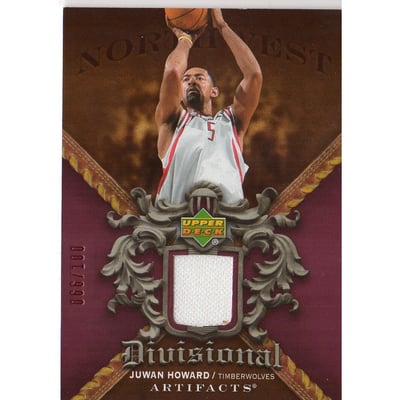 2007-08 Artifacts Divisional Artifacts Red #DAJH Juwan Howard