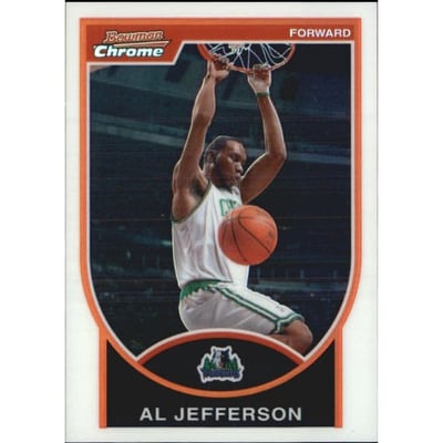 2007-08 Bowman Chrome Refractors #25 Al Jefferson