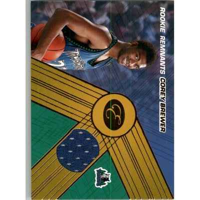 2007-08 Bowman Elevation Rookie Relics 29 #CB Corey Brewer