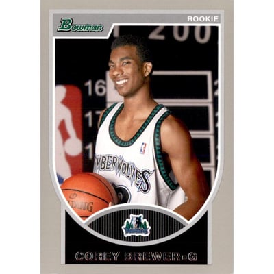 2007-08 Bowman Silver #115 Corey Brewer
