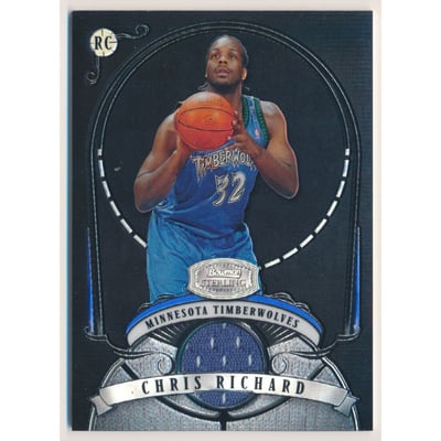 2007-08 Bowman Sterling Refractors Black #CR2 Chris Richard JSY