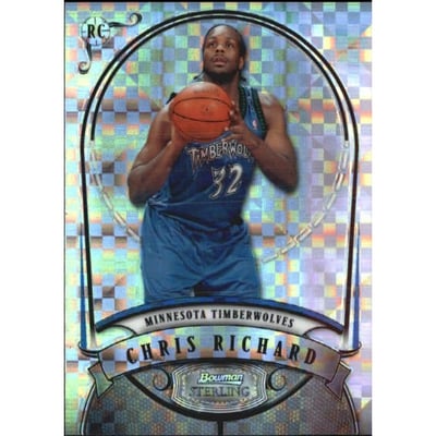2007-08 Bowman Sterling X-Fractors #CR Chris Richard