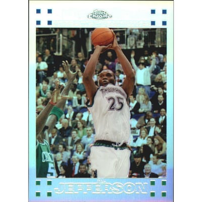 2007-08 Topps Chrome Refractors #45 Al Jefferson