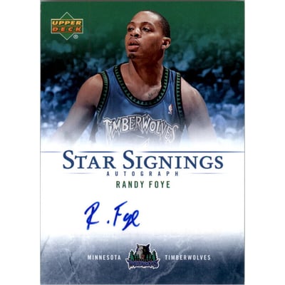 2007-08 Upper Deck Star Signings #RF Randy Foye