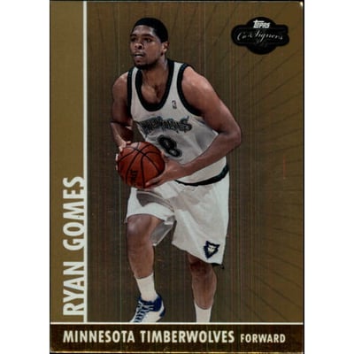 2008-09 Topps Co-Signers Gold #78 Ryan Gomes