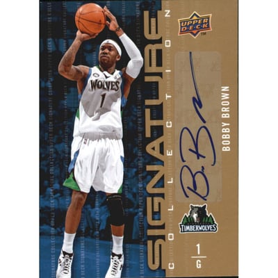 2009-10 Upper Deck Signature Collection #20 Bobby Brown