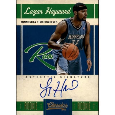 2010-11 Classics #154 Lazar Hayward/599 AU RC