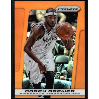 2013-14 Panini Prizm Prizms Orange #192 Corey Brewer