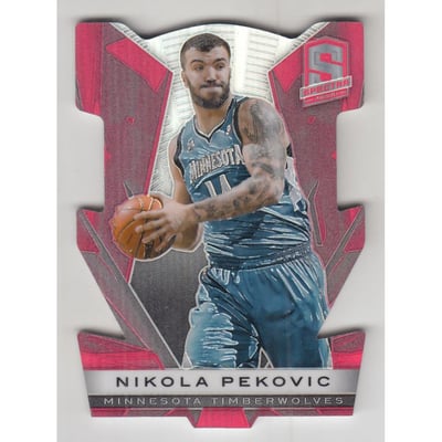 2013-14 Panini Spectra Red Die Cut Variations #77 Nikola Pekovic