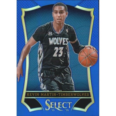2013-14 Select Prizms Blue #97 Kevin Martin