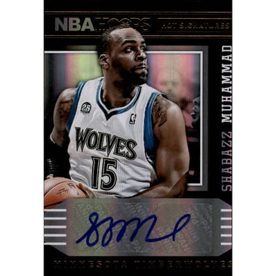 2014-15 Hoops Hot Signatures #5 Shabazz Muhammad