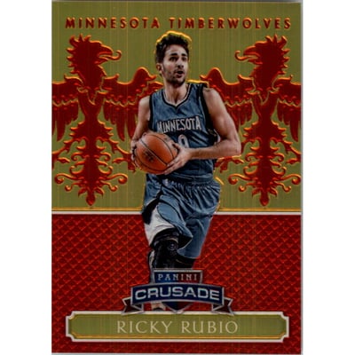 2014-15 Panini Excalibur Crusade Red #111 Ricky Rubio