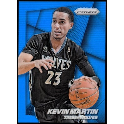 2014-15 Panini Prizm Prizms Blue #116 Kevin Martin