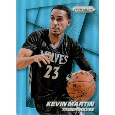 2014-15 Panini Prizm Prizms Light Blue #116 Kevin Martin