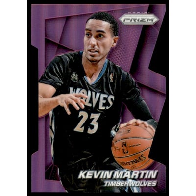 2014-15 Panini Prizm Prizms Purple Die Cut #116 Kevin Martin
