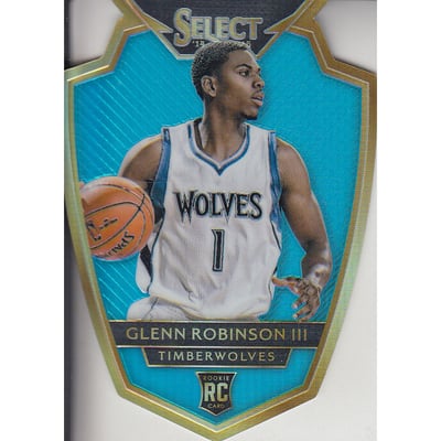 2014-15 Select Premier Prizms Light Blue Die Cut #200 Glenn Robinson III