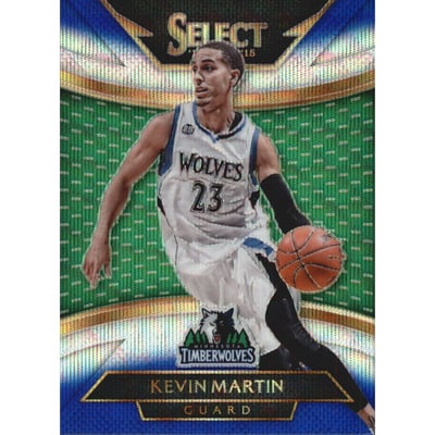 2014-15 Select Prizms Blue and Silver #262 Kevin Martin COU