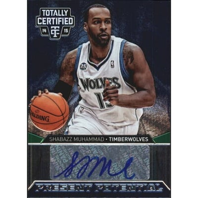2014-15 Totally Certified Present Potential Signatures #PPSSM Shabazz Muhammad