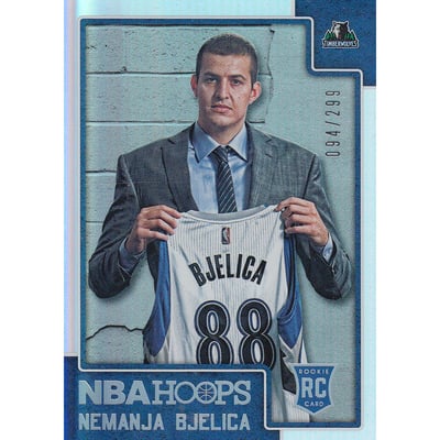2015-16 Hoops Silver #284 Nemanja Bjelica