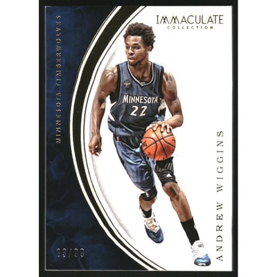 2015-16 Immaculate Collection #88 Andrew Wiggins