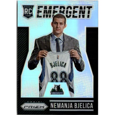 2015-16 Panini Prizm Emergent Prizms Silver #15 Nemanja Bjelica