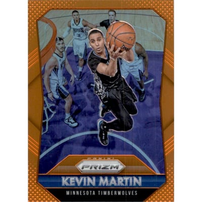 2015-16 Panini Prizm Prizms Orange #234 Kevin Martin