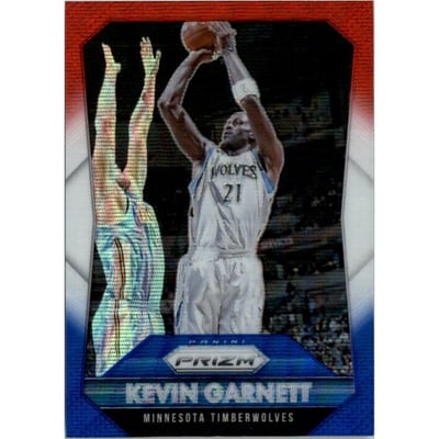 2015-16 Panini Prizm Prizms Red White Blue #6 Kevin Garnett