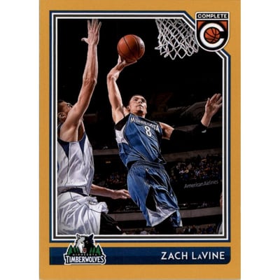 2016-17 Panini Complete Gold #351 Zach LaVine