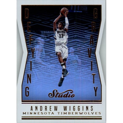 2016-17 Studio Defying Gravity Die Cut #8 Andrew Wiggins