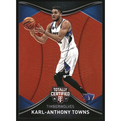 2016-17 Totally Certified Orange #8 Karl-Anthony Towns