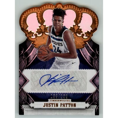 2017-18 Crown Royale Crown Autographs Rookies #12 Justin Patton