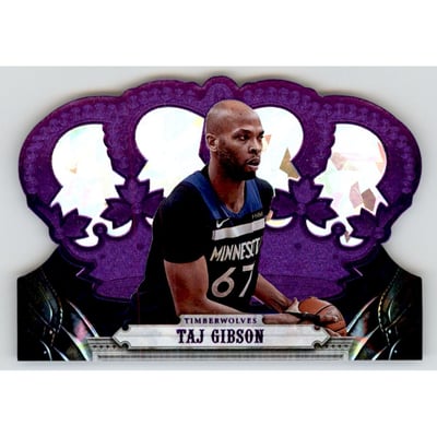 2017-18 Crown Royale Crystal Purple #158 Taj Gibson