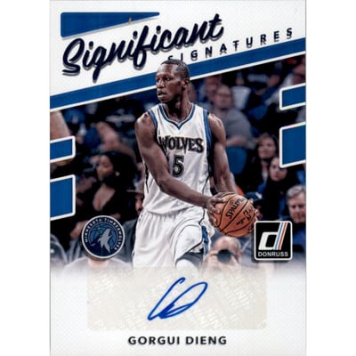 2017-18 Donruss Significant Signatures #33 Gorgui Dieng