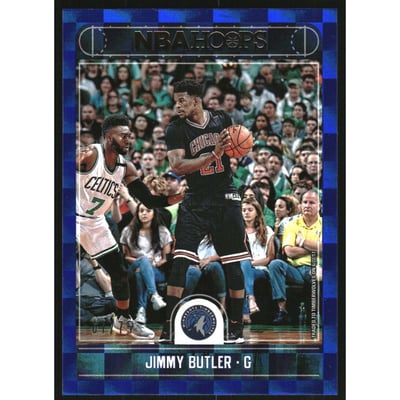 2017-18 Hoops Blue Checkerboard #18 Jimmy Butler