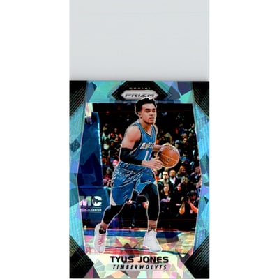 2017-18 Panini Prizm Prizms Blue Ice #89 Tyus Jones