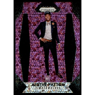 2017-18 Panini Prizm Prizms Fast Break Purple #85 Justin Patton